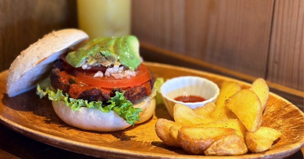 シュビドゥバー・ヴィーガン対応ハンバーガー